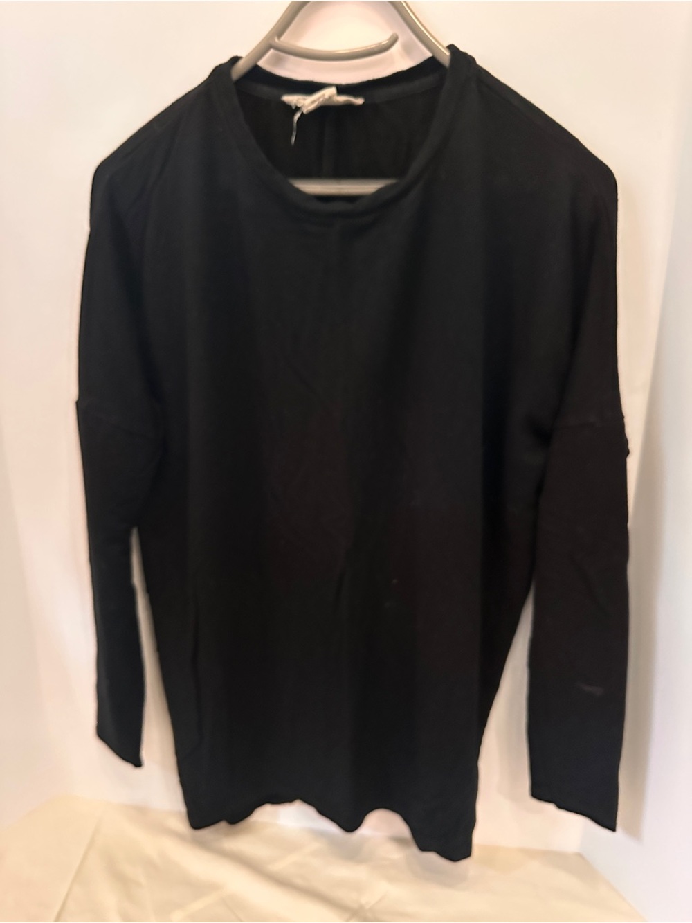 Workshop Republic Clothing Black Crewneck Sweater